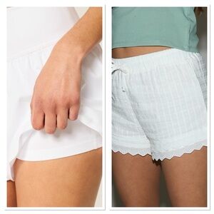 Gilly Hicks & Full Tilt white shorts SET of 2 white shorts